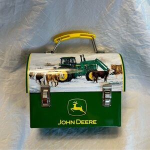 John deer small tin lunch box.